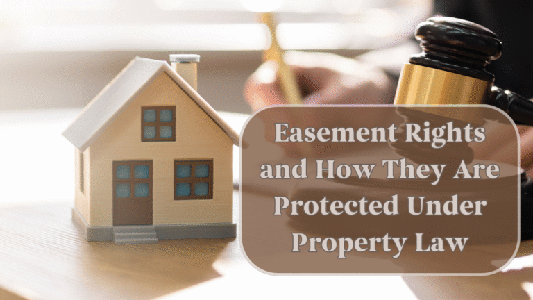 Easement Rights and How They Are Protected Under Property Law