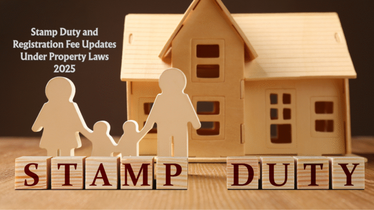 Stamp Duty and Registration Fee Updates Under Property Laws 2025