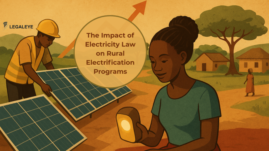 The Impact of Electricity Law on Rural Electrification Programs