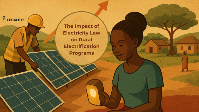 The Impact of Electricity Law on Rural Electrification Programs