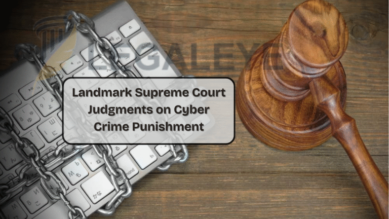 Landmark Supreme Court Judgments on Cyber Crime Punishment