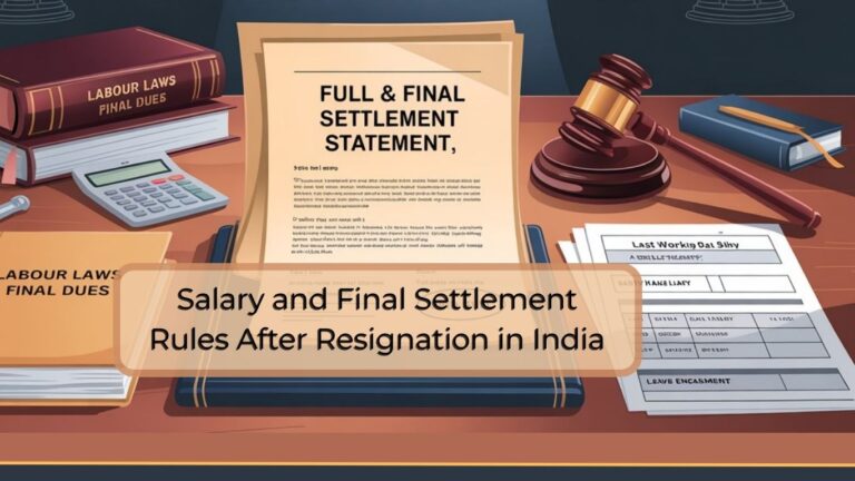 Salary and Final Settlement Rules After Resignation in India