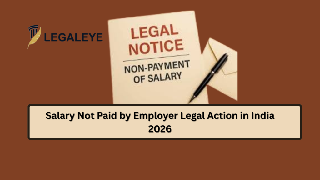 Salary Not Paid by Employer Legal Action in India 2026