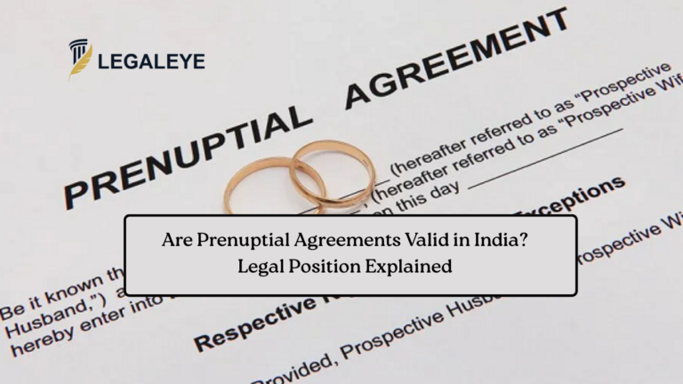 Are Prenuptial Agreements Valid in India? Legal Position Explained
