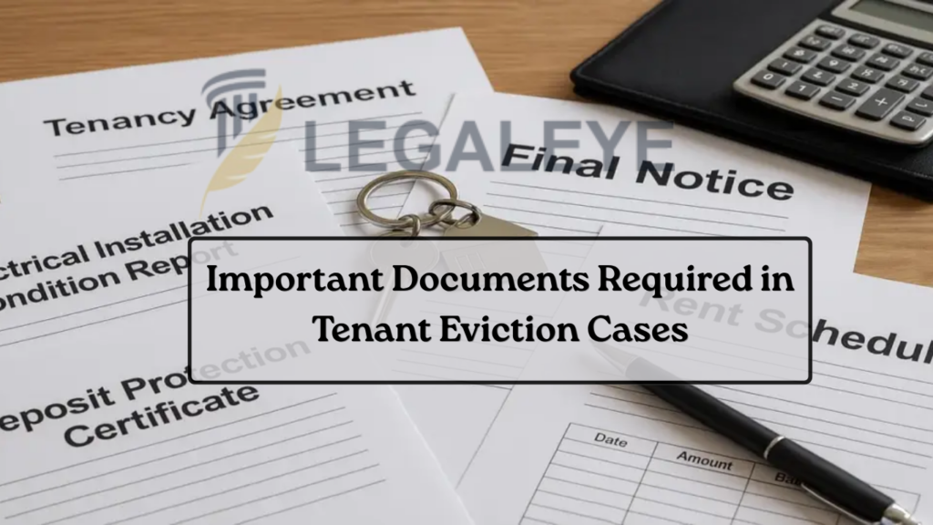Important Documents Required in Tenant Eviction Cases