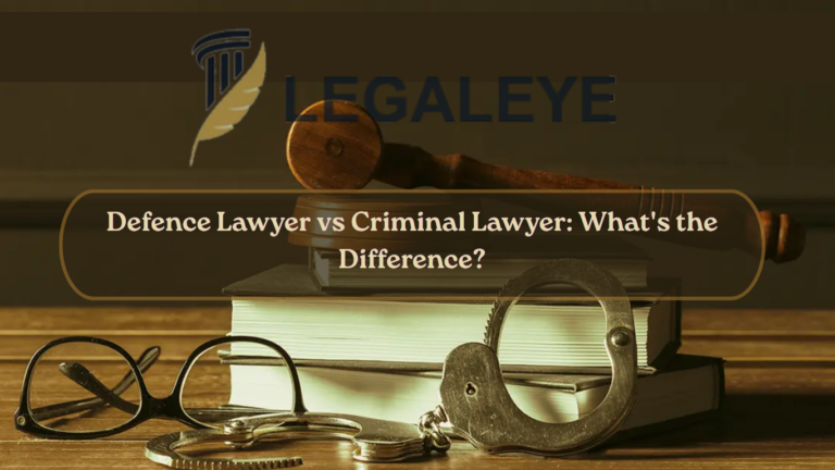 Defence Lawyer vs Criminal Lawyer What's the Difference