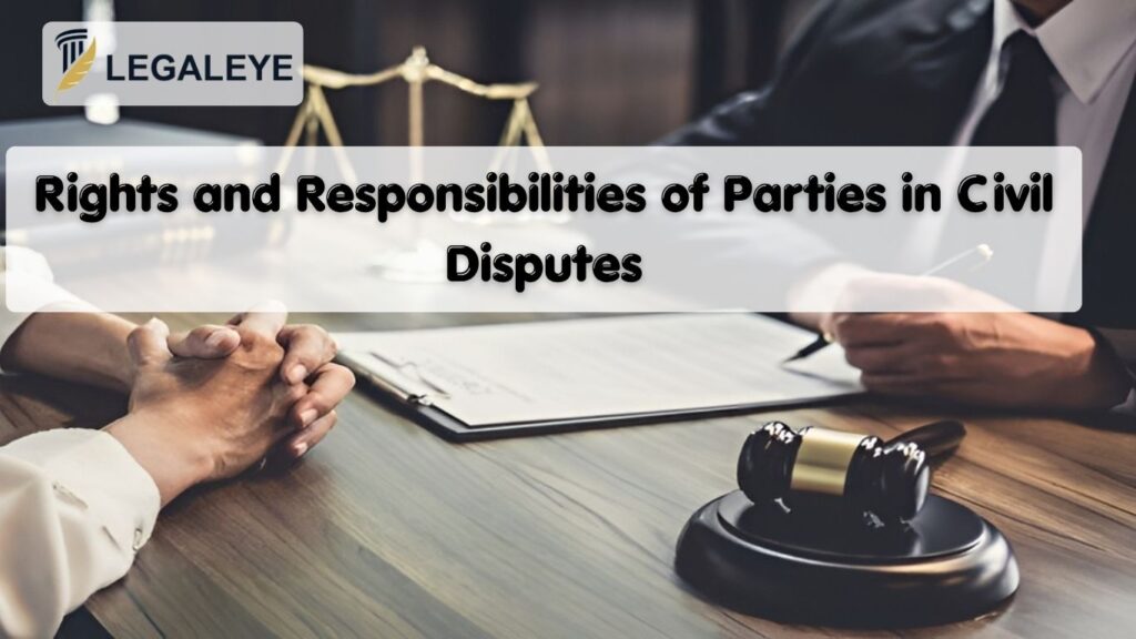 Rights and Responsibilities of Parties in Civil Disputes