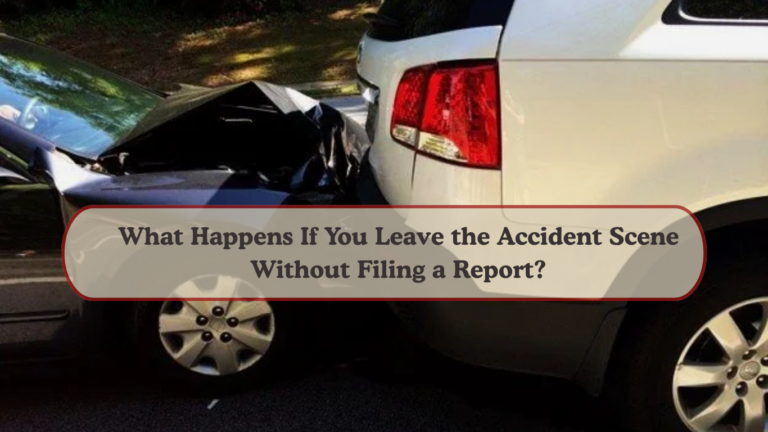 What Happens If You Leave the Accident Scene Without Filing a Report