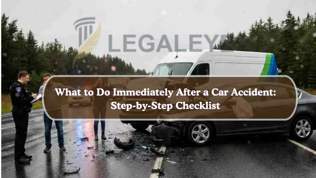 What to Do Immediately After a Car Accident Step-by-Step Checklist
